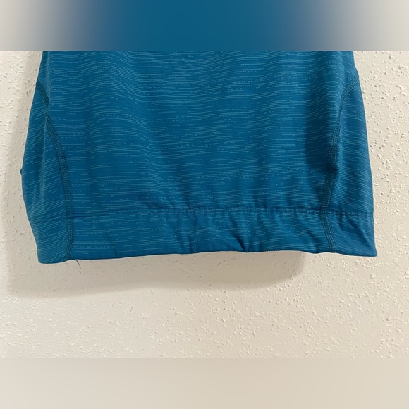 Outdoor Voices Apex Bra in Gulf - Blue Two Tone Heathered Sports Bra - Picture 4 of 14